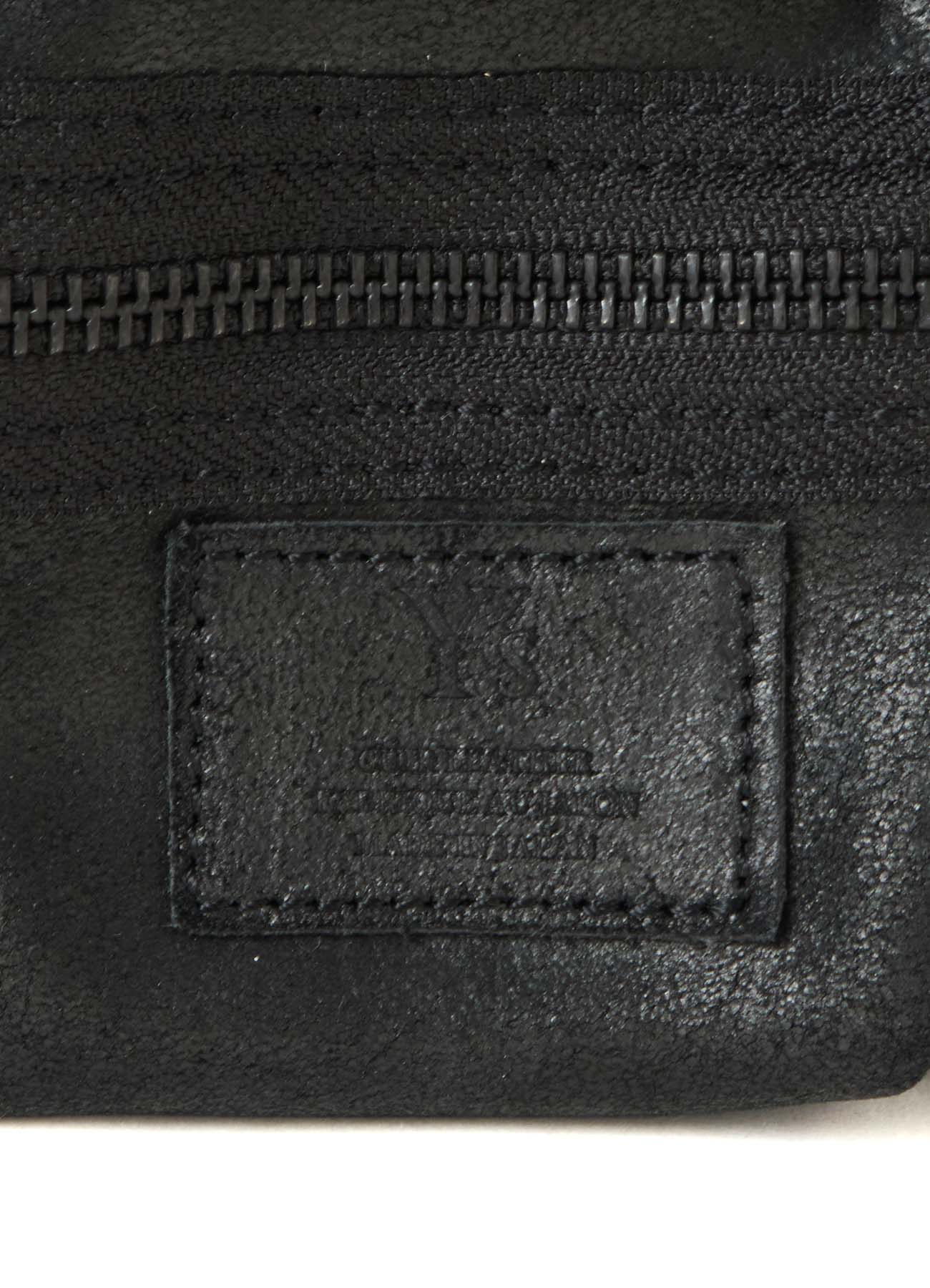 VINTAGE LEATHER ZIP MINI SHOULDER BAG