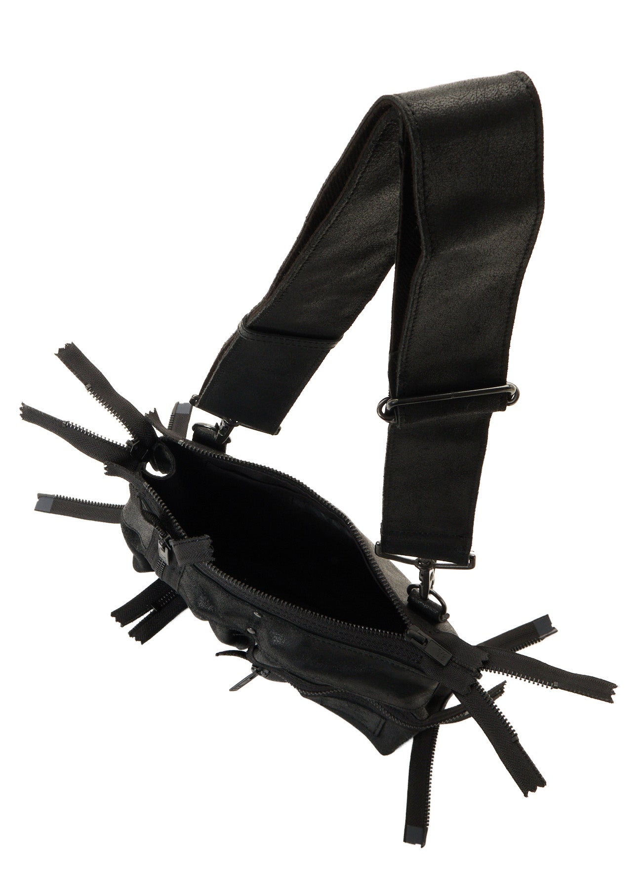 VINTAGE LEATHER ZIP MINI SHOULDER BAG