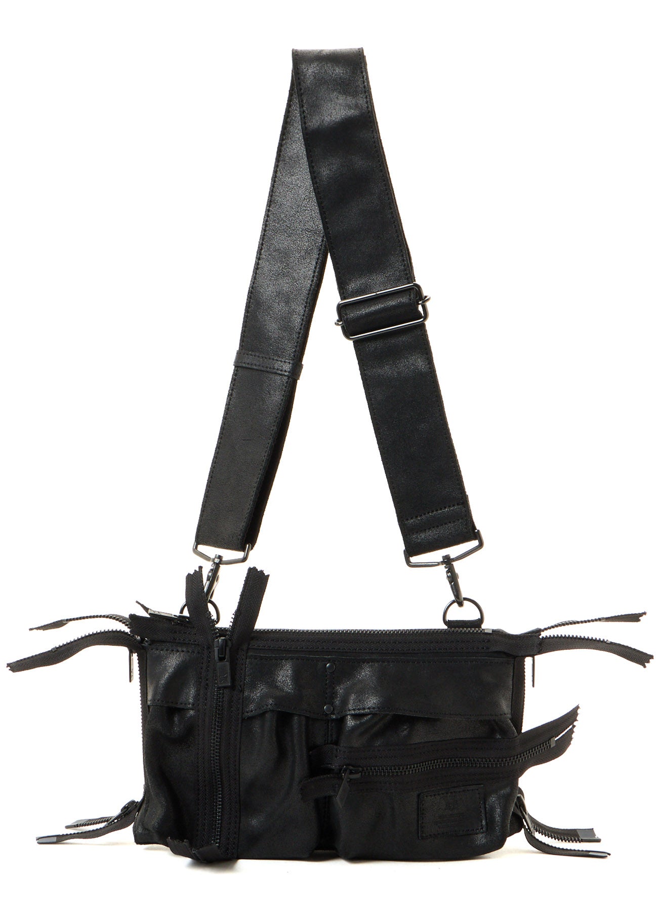VINTAGE LEATHER ZIP MINI SHOULDER BAG