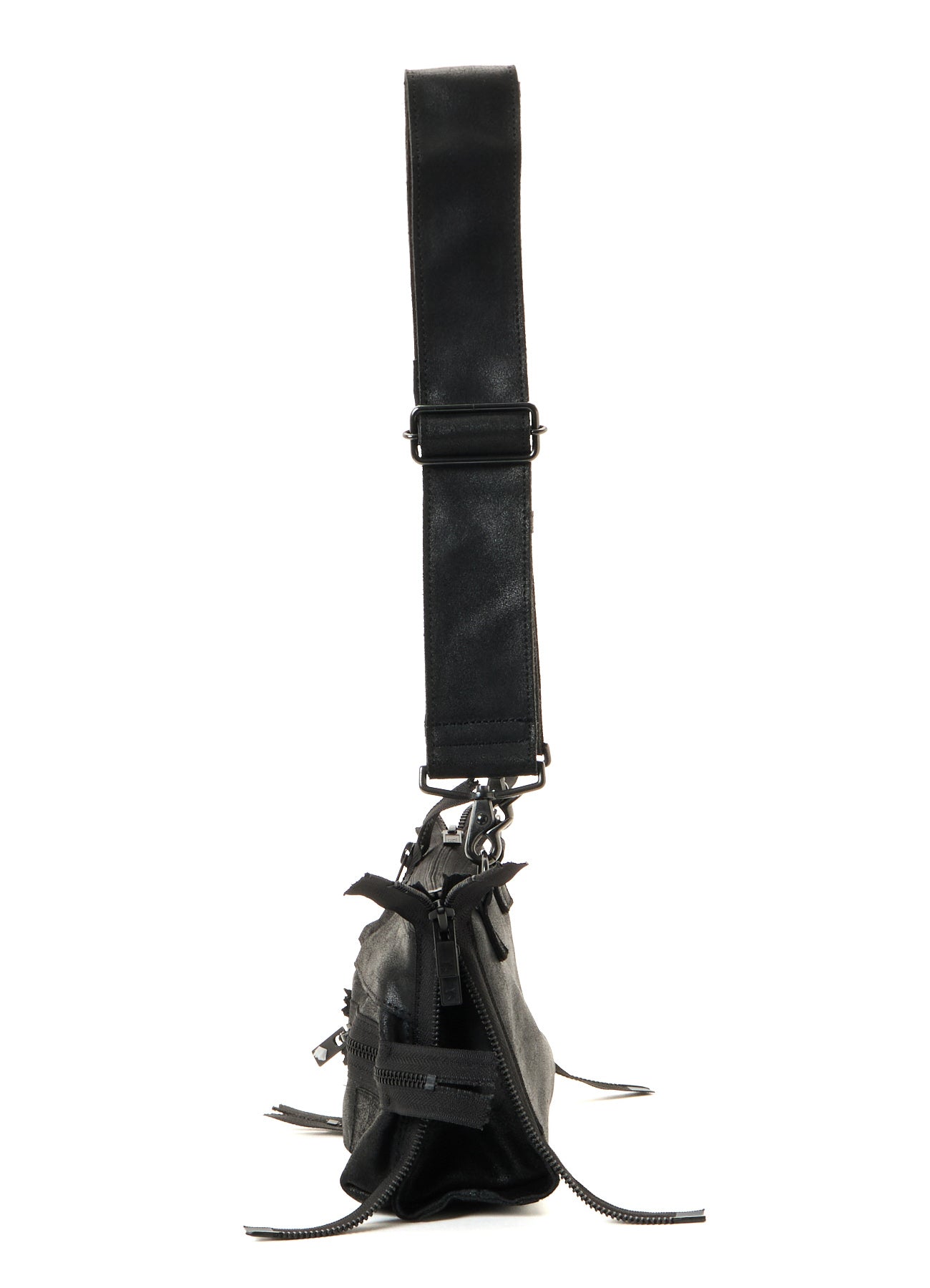 VINTAGE LEATHER ZIP MINI SHOULDER BAG