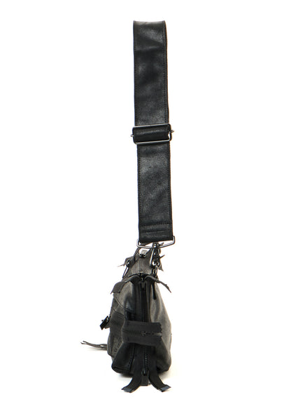 VINTAGE LEATHER ZIP MINI SHOULDER BAG