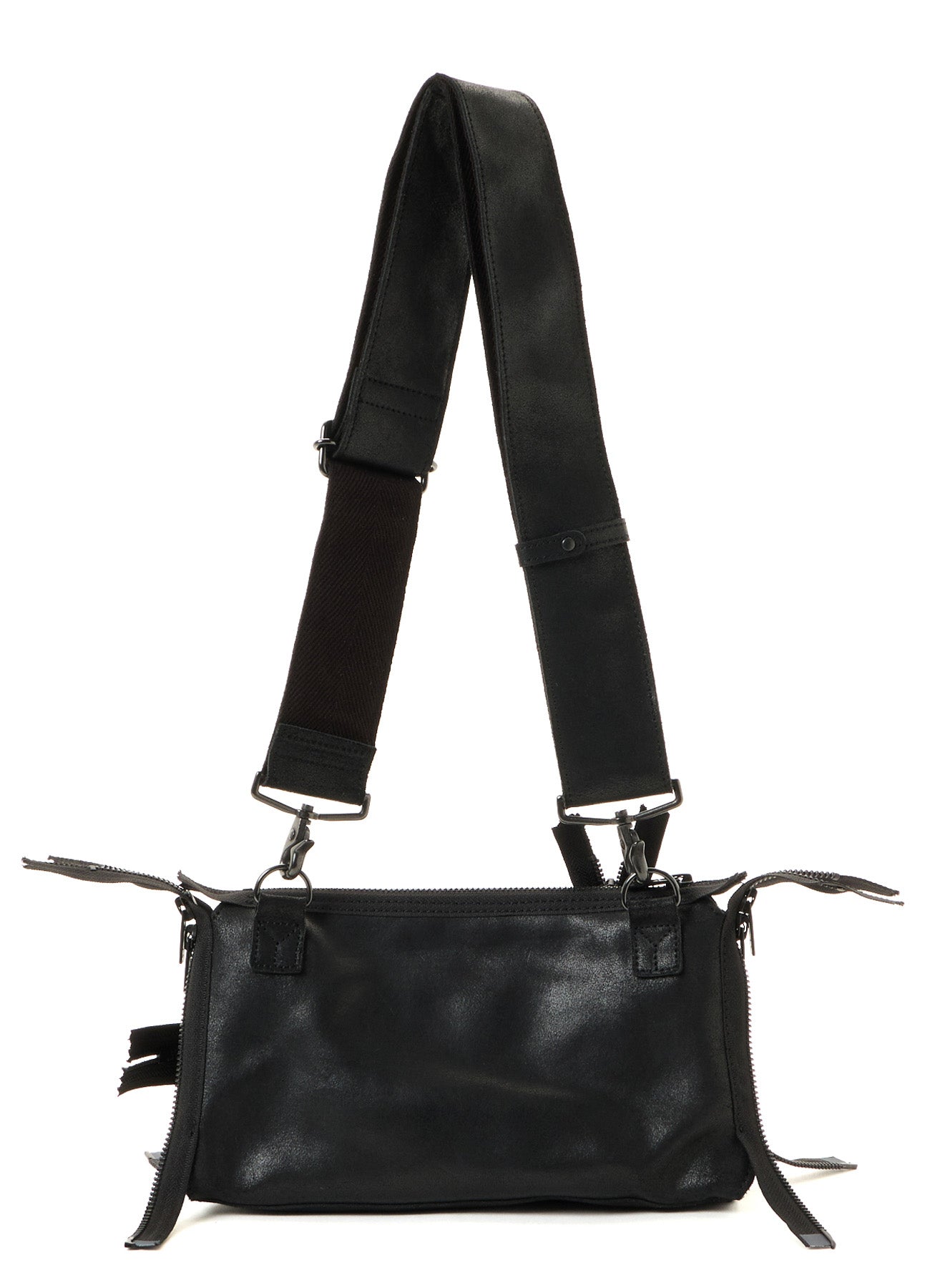 VINTAGE LEATHER ZIP MINI SHOULDER BAG