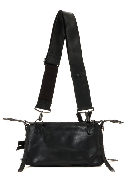 VINTAGE LEATHER ZIP MINI SHOULDER BAG