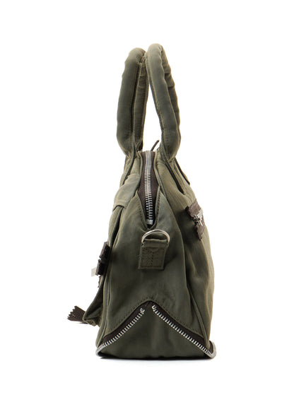 VINTAGE NYLON ZIP MINI BOSTON BAG