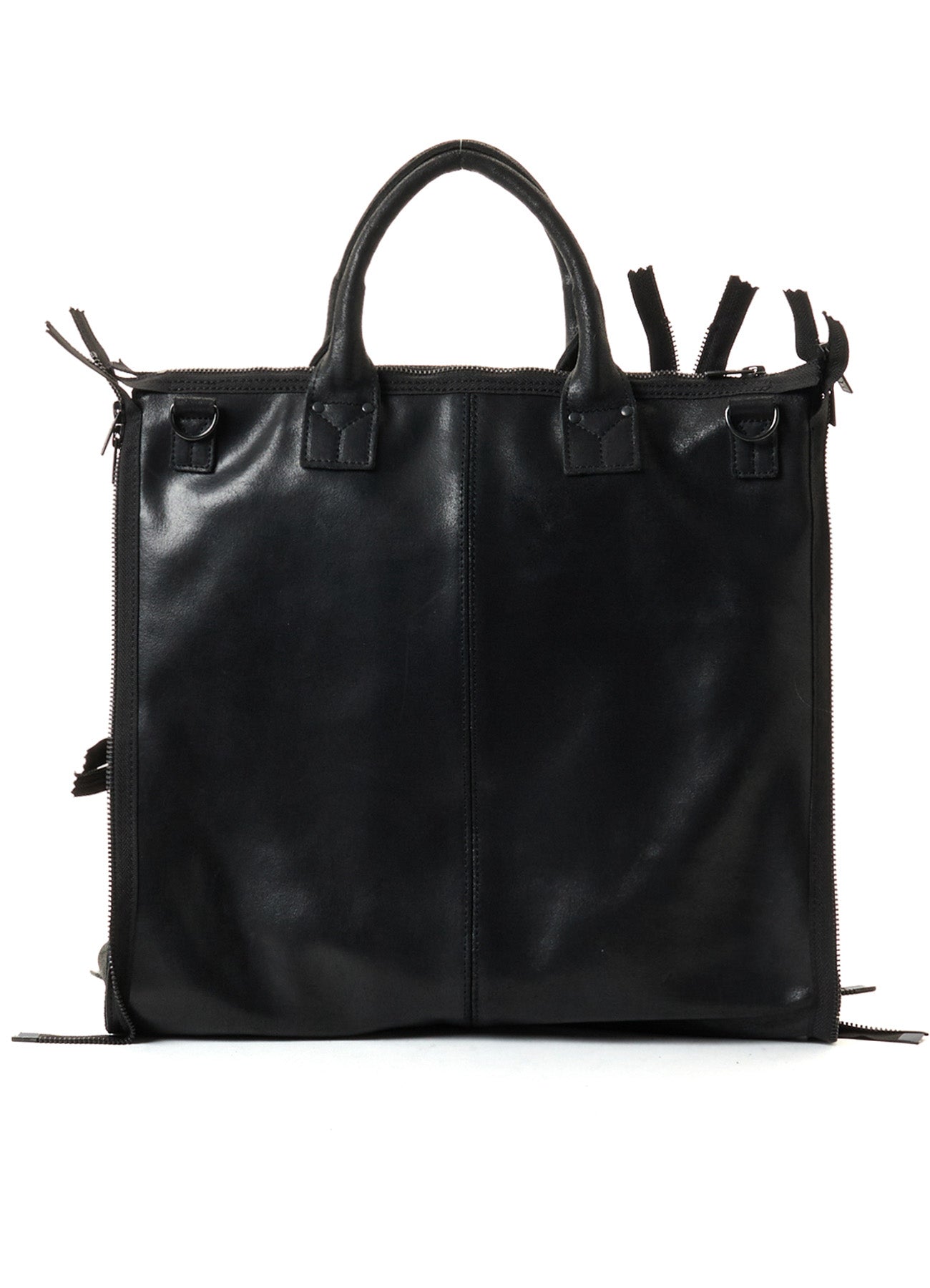 VINTAGE LEATHER ZIP HELMET BAG – THE SHOP YOHJI YAMAMOTO