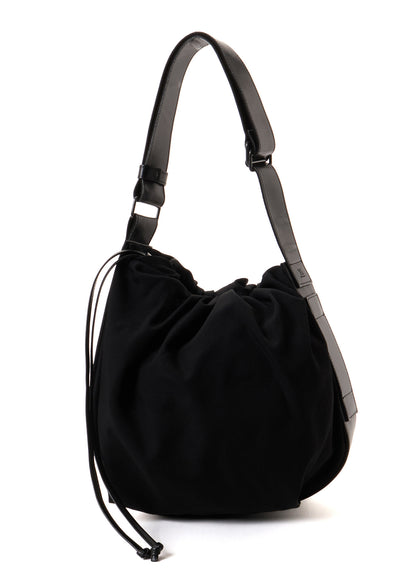 HARD TWISTED WOOL GABARDINE MINI PURSE BAG