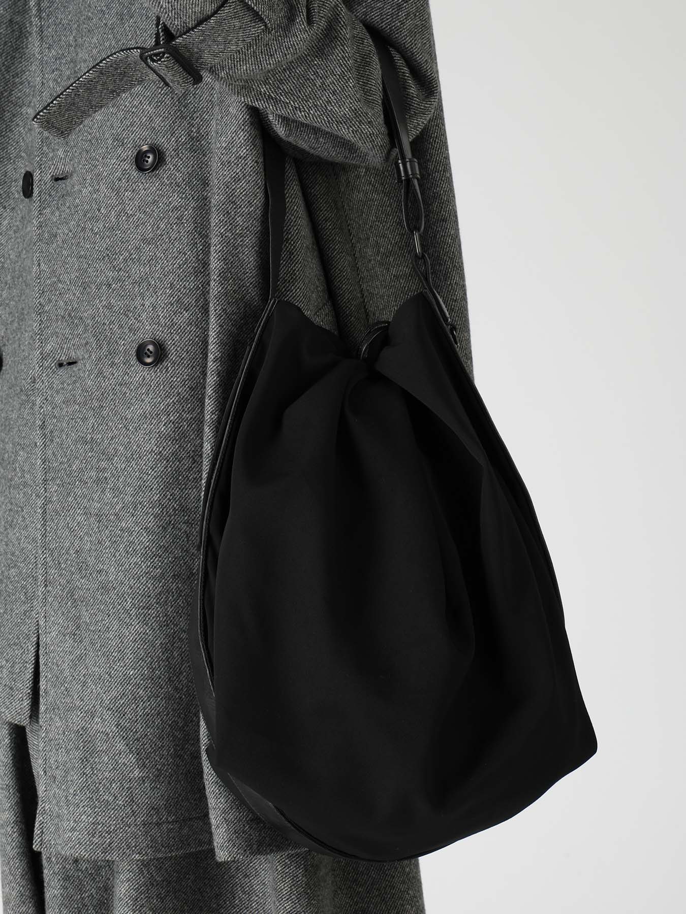 HARD TWISTED WOOL GABARDINE PURSE BAG – THE SHOP YOHJI YAMAMOTO