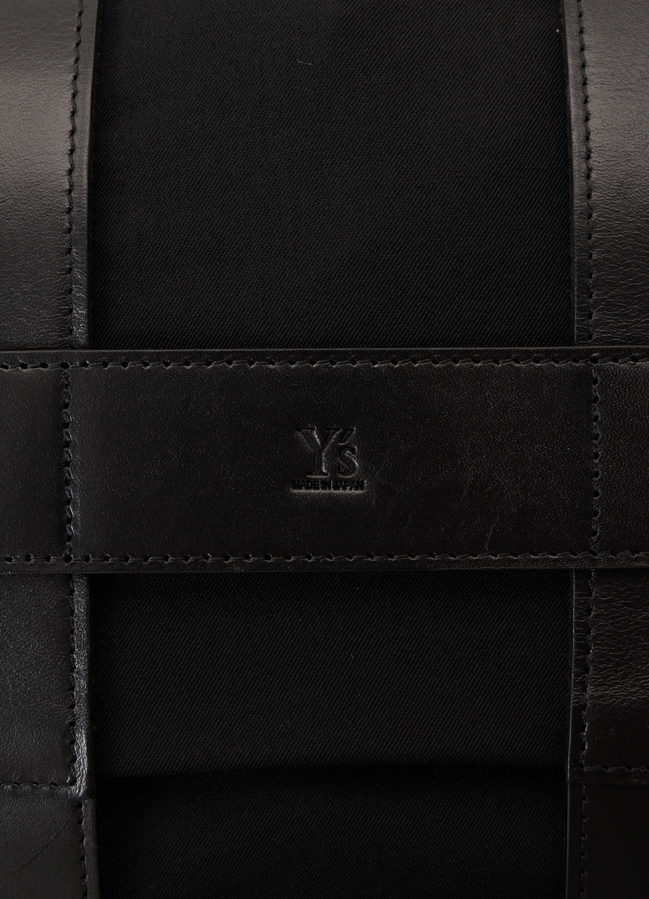 HARD TWISTED WOOL GABARDINE LARGE TOTE BAG
