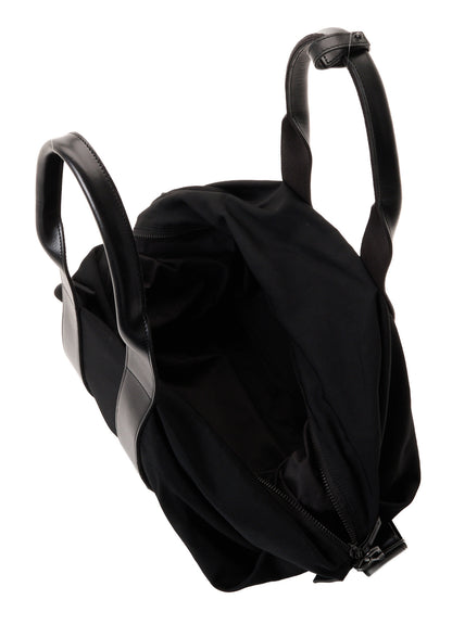 HARD TWISTED WOOL GABARDINE LARGE TOTE BAG