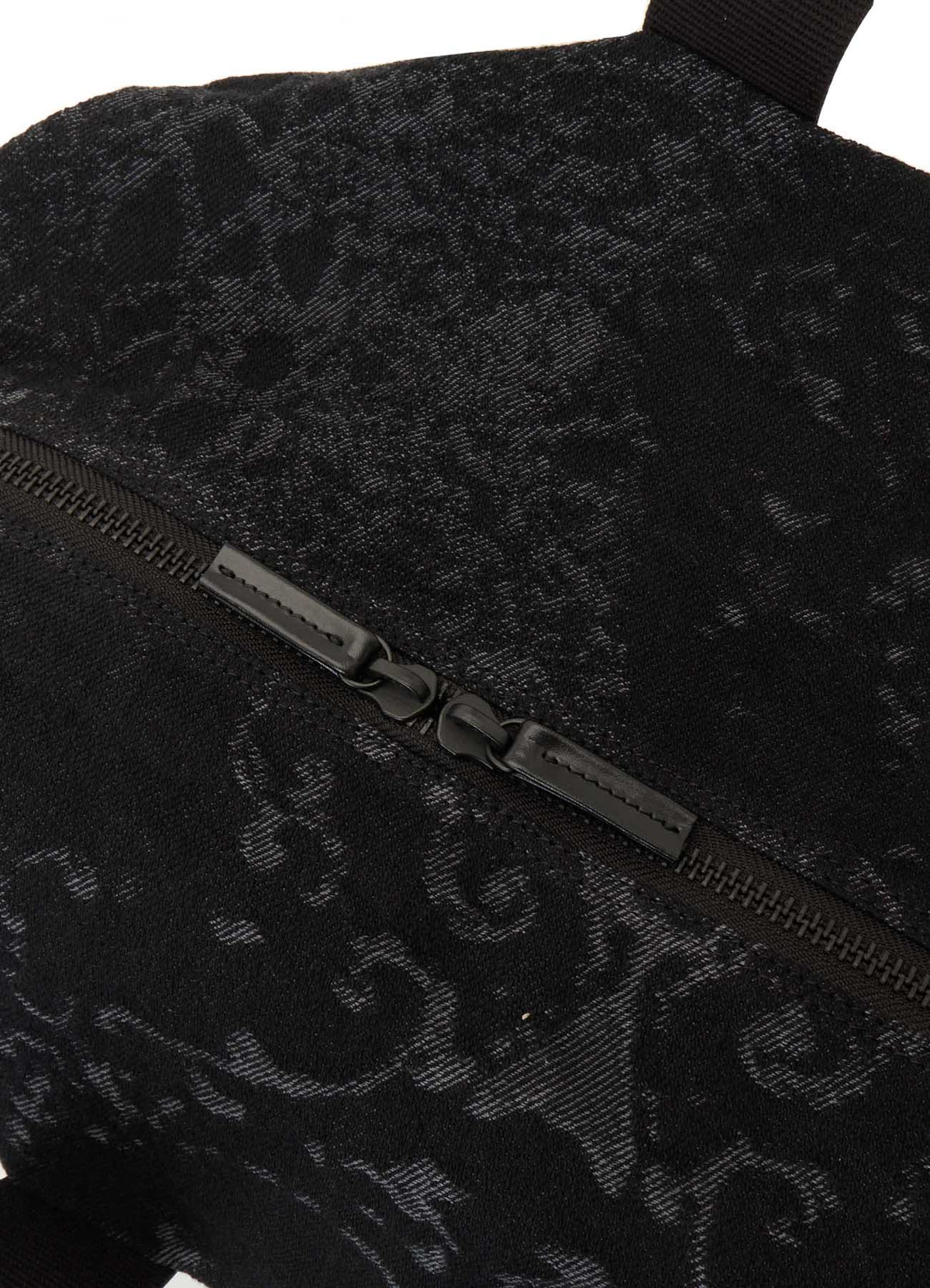 DENIM JACQUARD BOSTON BAG