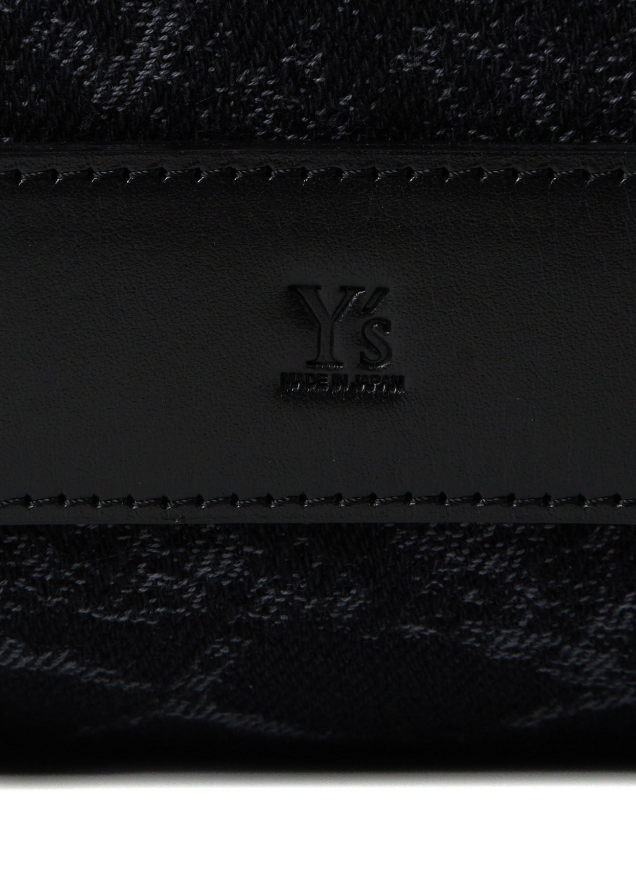 DENIM JACQUARD BOSTON BAG