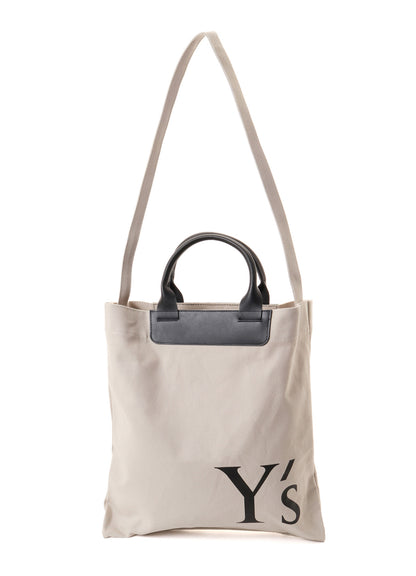COTTON CANVAS Y'S LOGO BAG