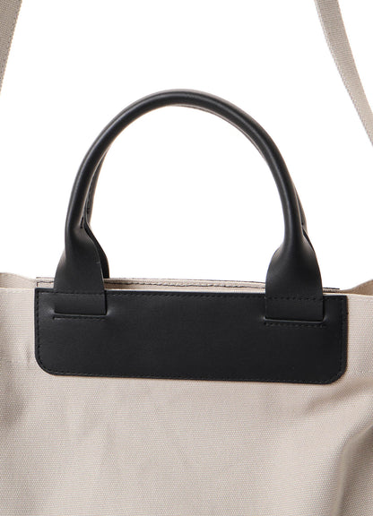 COTTON CANVAS Y'S LOGO BAG