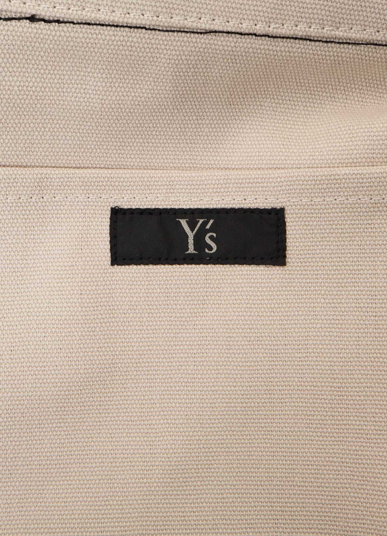 COTTON CANVAS Y'S LOGO BAG