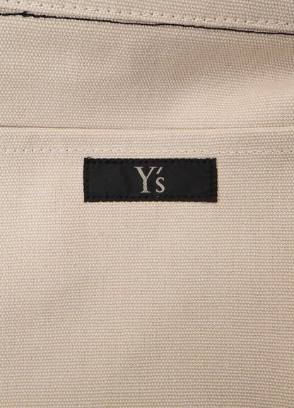 COTTON CANVAS Y'S LOGO BAG