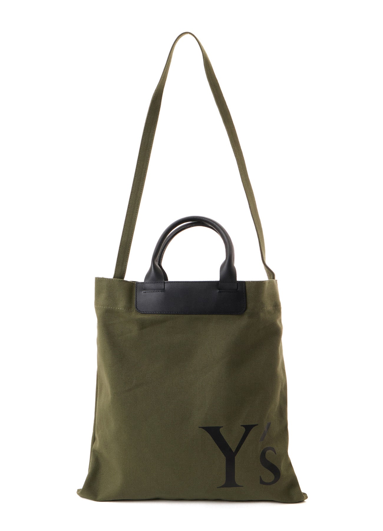 COTTON CANVAS Y'S LOGO BAG
