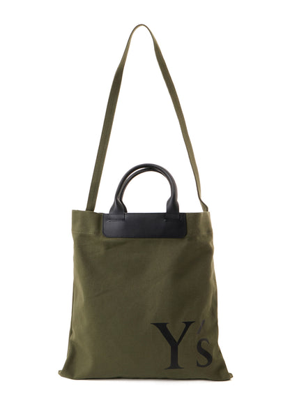 COTTON CANVAS Y'S LOGO BAG