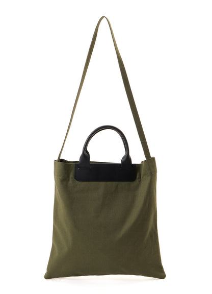 COTTON CANVAS Y'S LOGO BAG