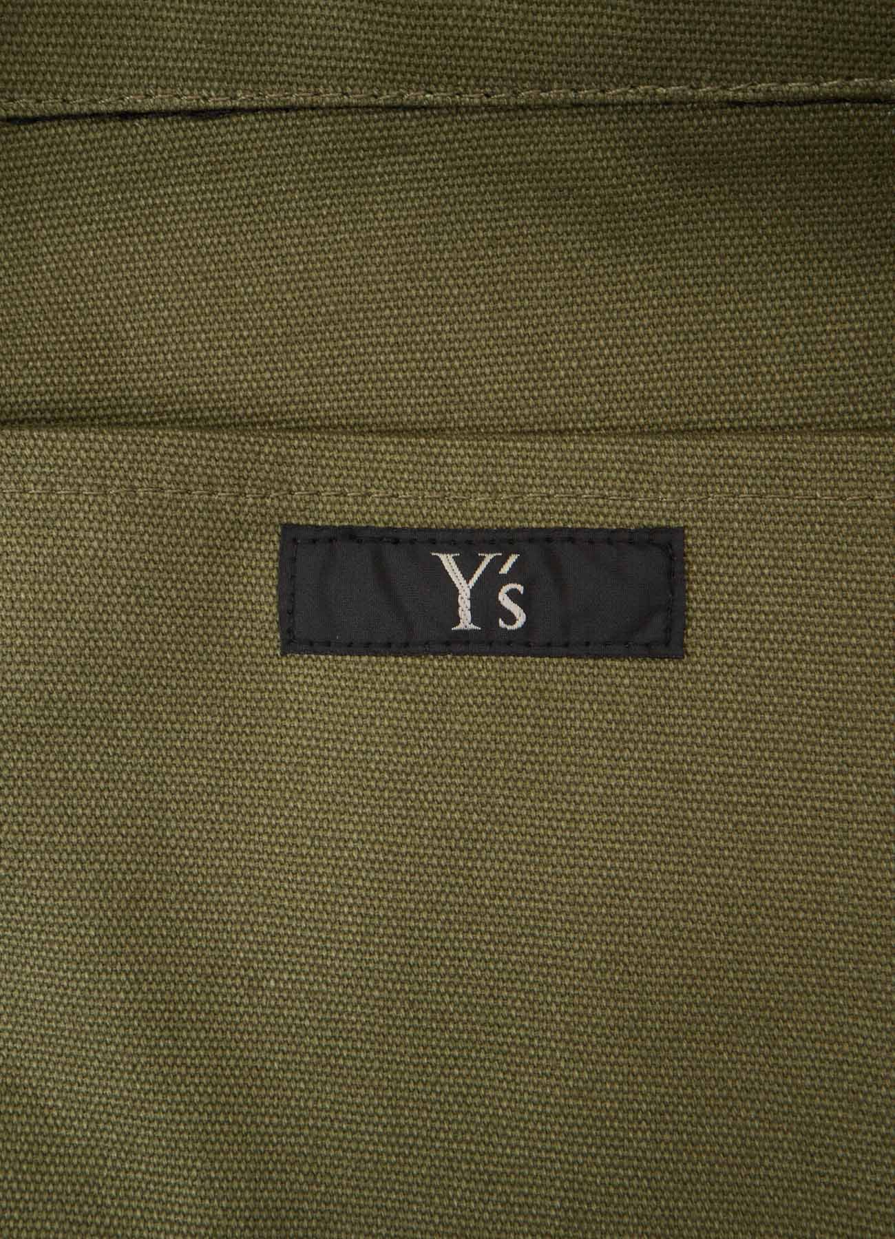 COTTON CANVAS Y'S LOGO BAG