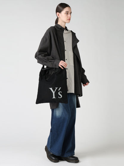 COTTON CANVAS Y'S LOGO BAG