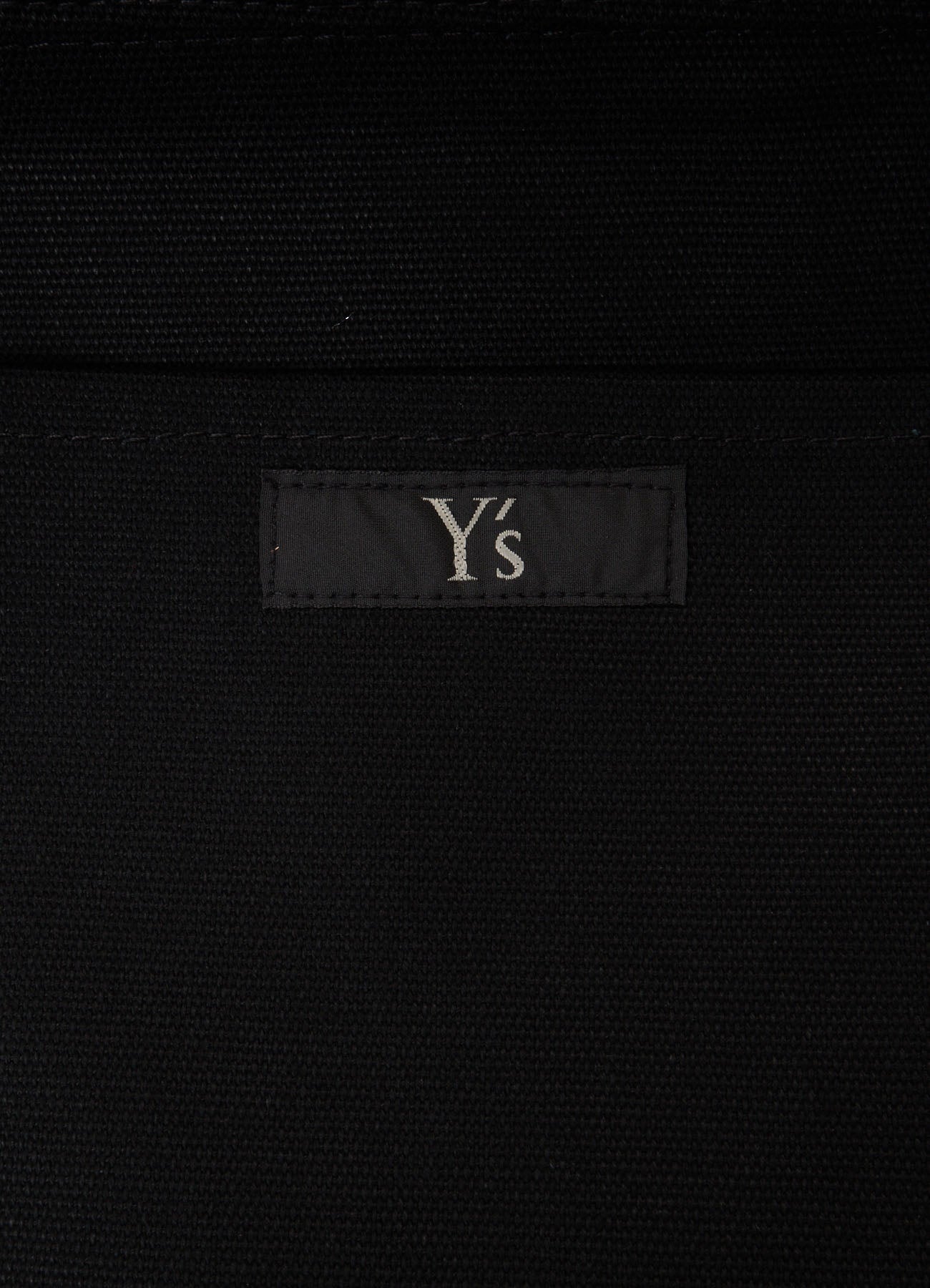 COTTON CANVAS Y'S LOGO BAG