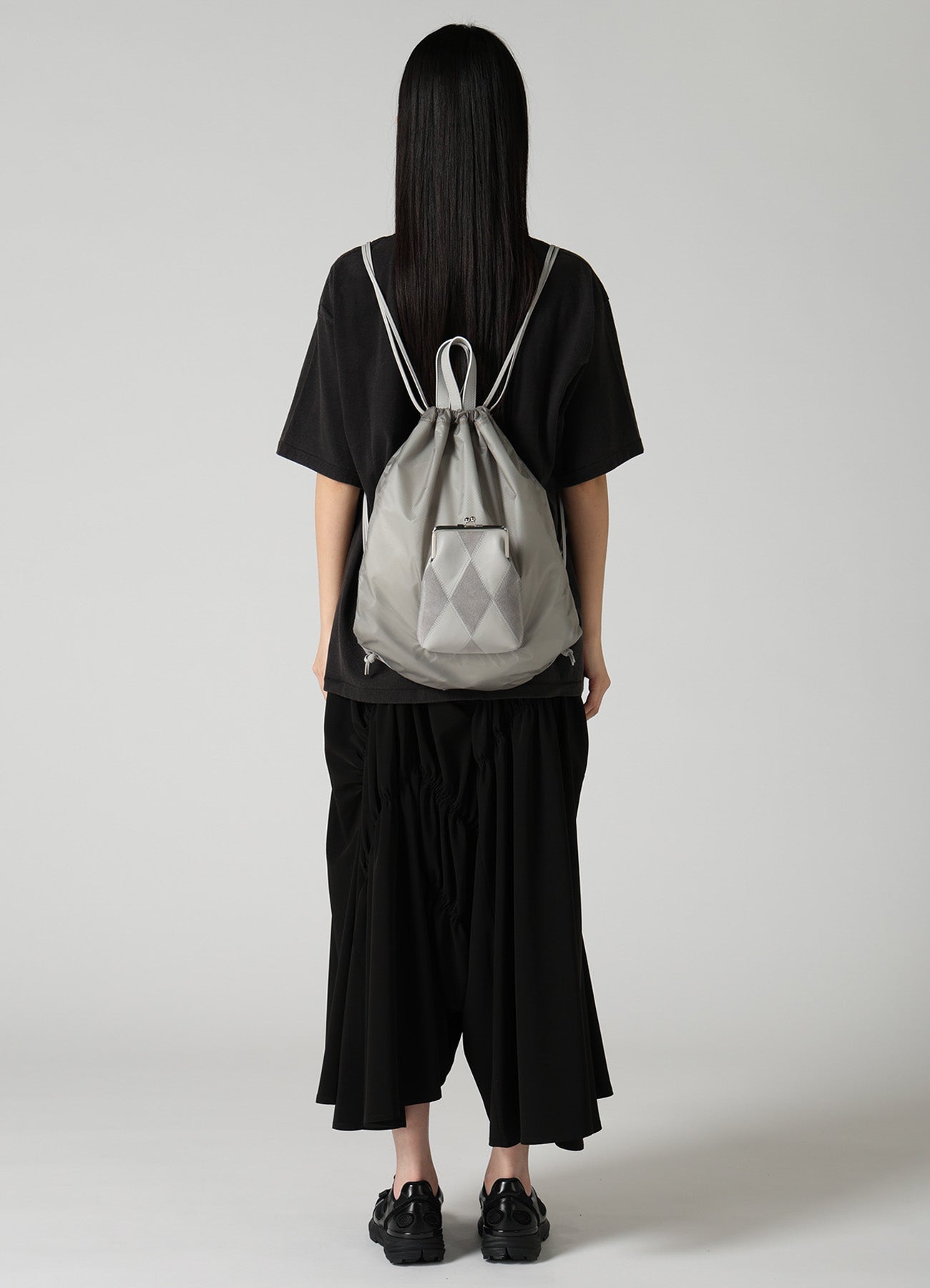 COW LEATHER / NYLON KNAPSACK