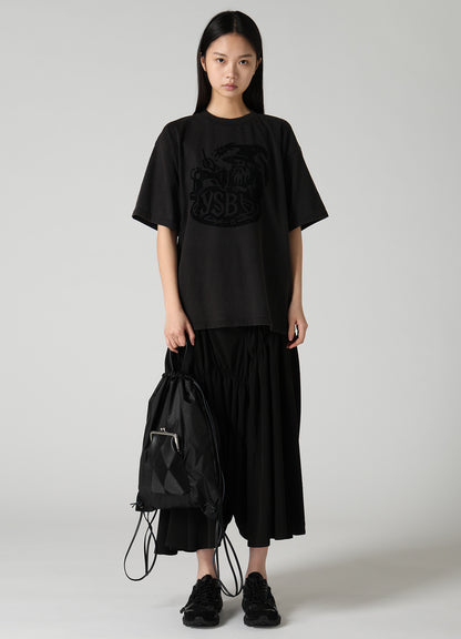 COW LEATHER / NYLON KNAPSACK