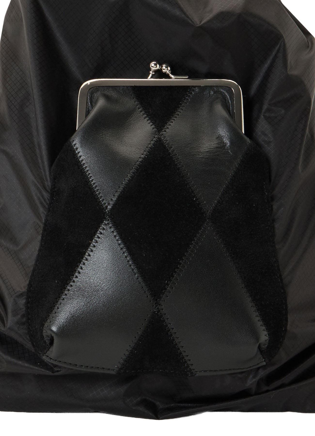 COW LEATHER / NYLON KNAPSACK