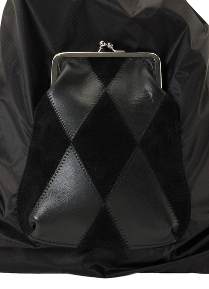 COW LEATHER / NYLON KNAPSACK