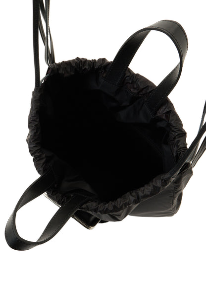 COW LEATHER / NYLON KNAPSACK