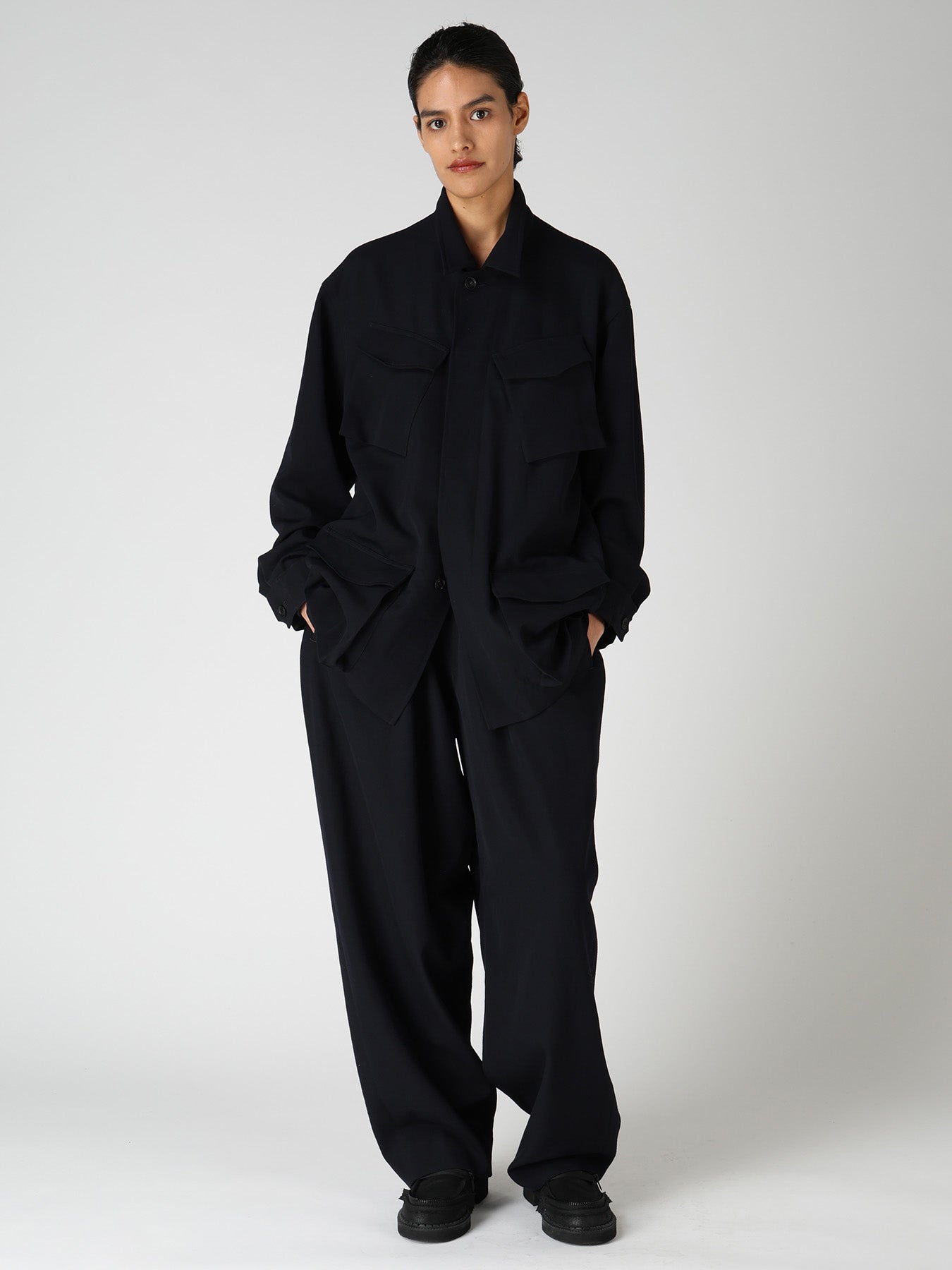 Y’s archive Wool Gabardine Jacket YI期 WOOL GABARDINE 4-POCKET JACKET – THE SHOP YOHJI YAMAMOTO