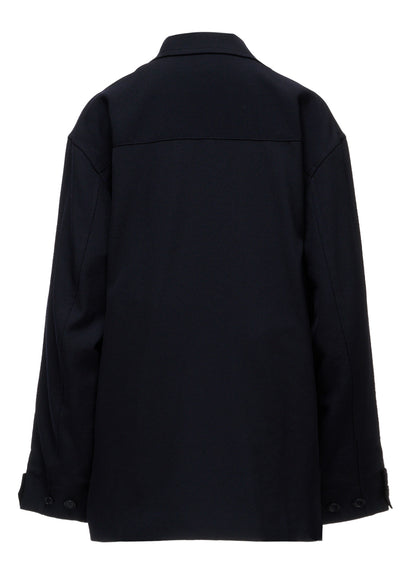 WOOL GABARDINE 4-POCKET JACKET