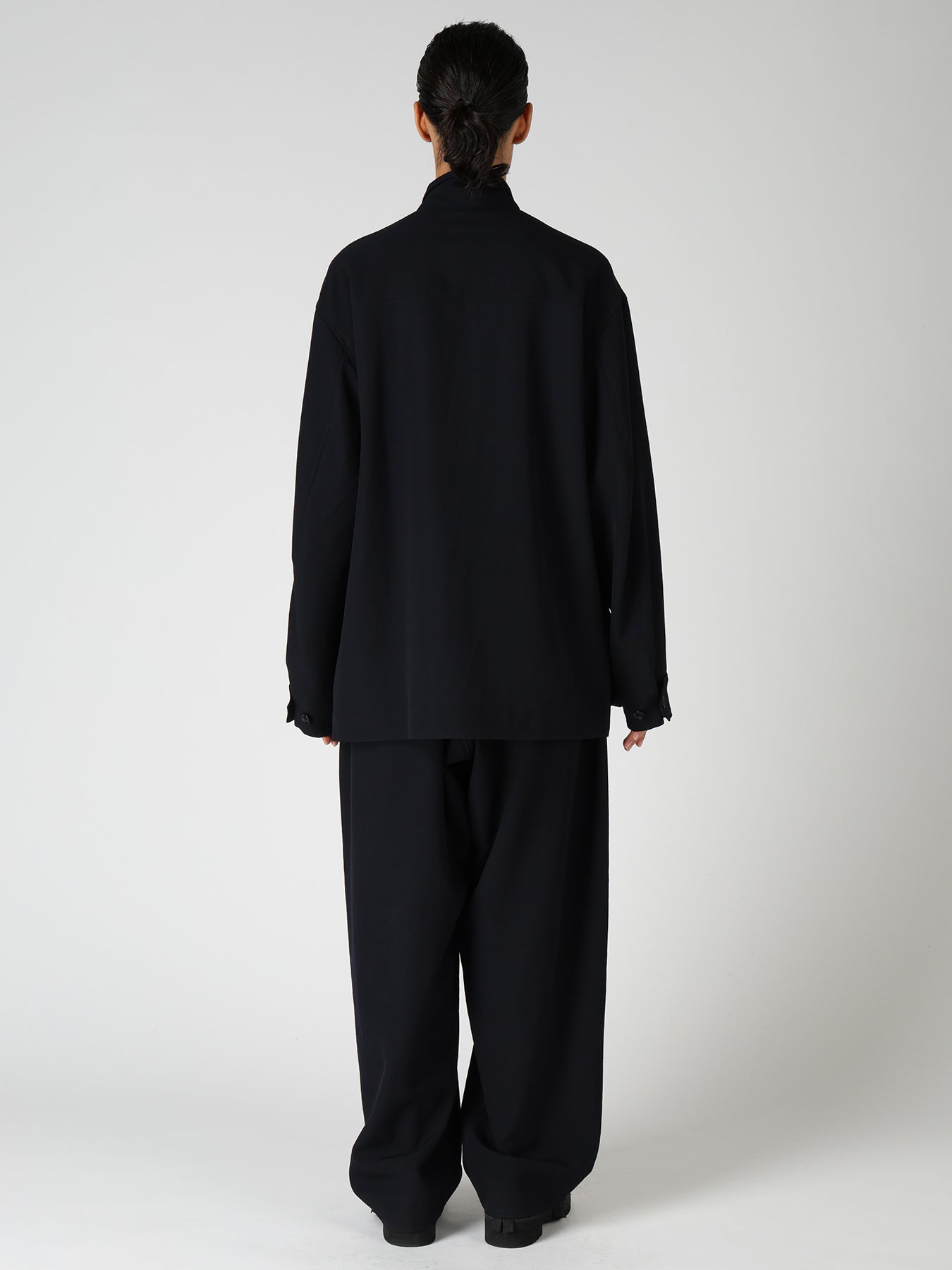 WOOL GABARDINE 4-POCKET JACKET
