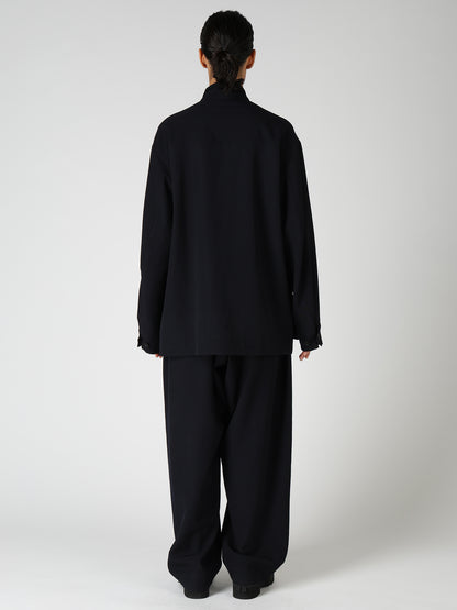 WOOL GABARDINE 4-POCKET JACKET