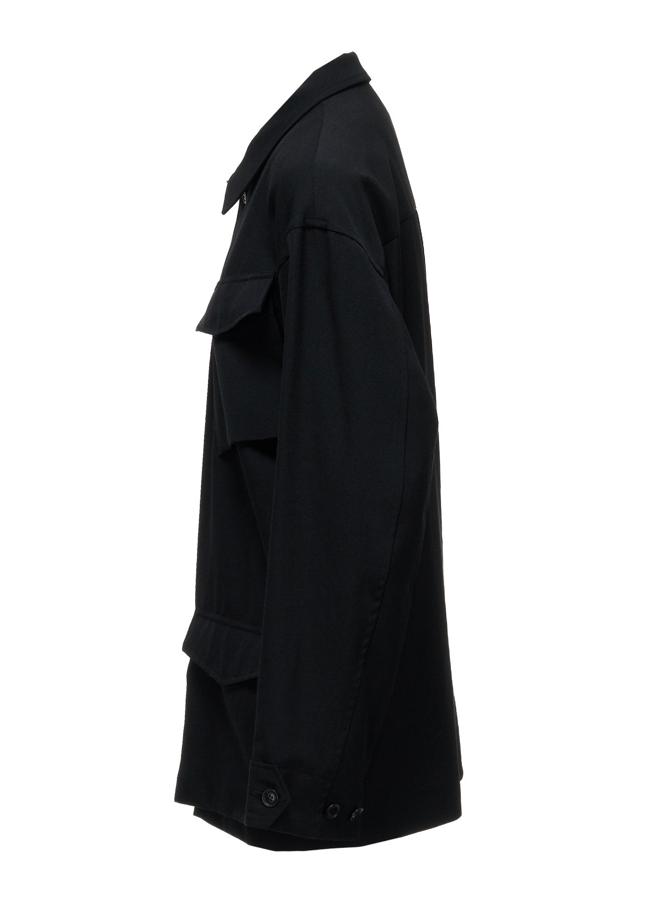 WOOL GABARDINE 4-POCKET JACKET – THE SHOP YOHJI YAMAMOTO