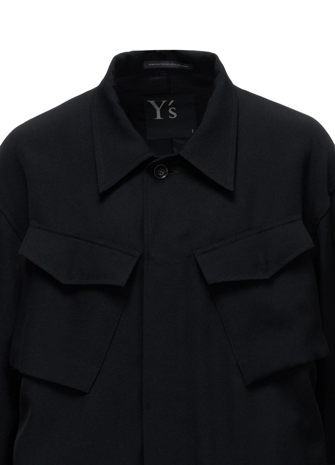 WOOL GABARDINE 4-POCKET JACKET
