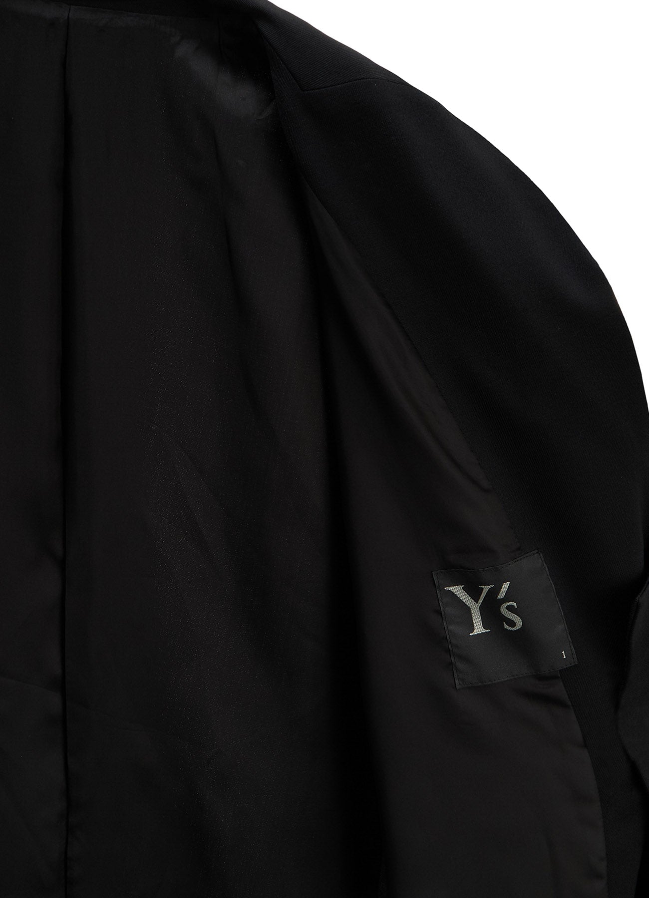 WOOL SERGE ASYMMETRIC JACKET