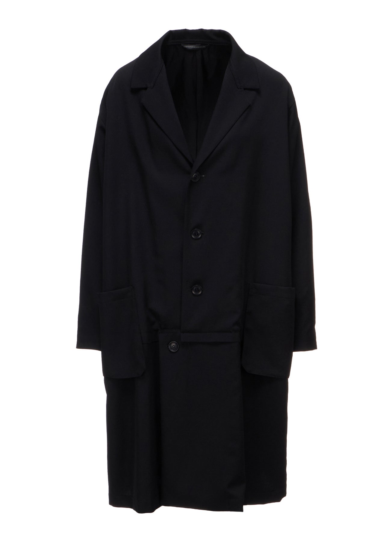 WOOL GABARDINE HORIZONTAL PANEL JACKET