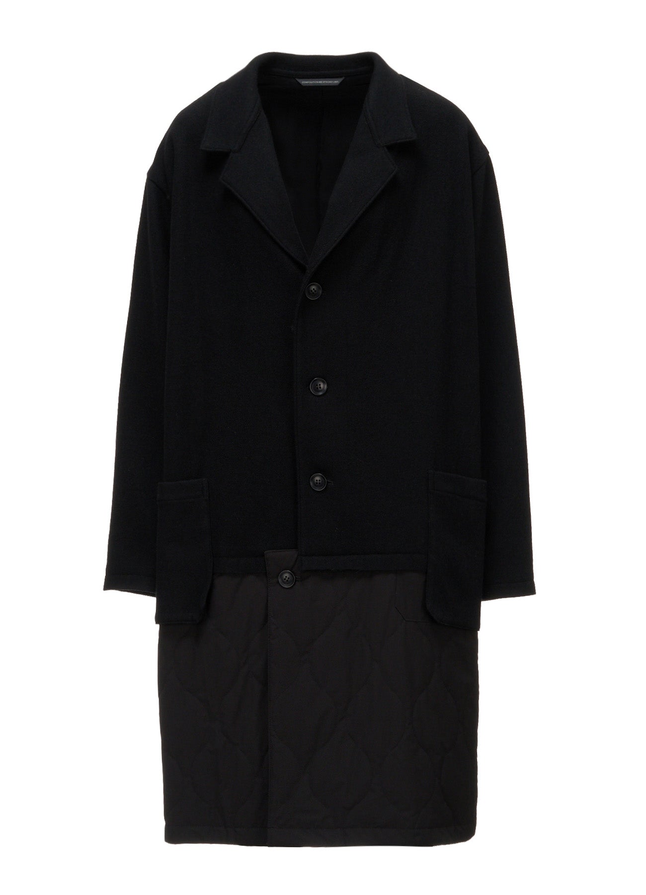 ジャケット・アウター YohjiYamamoto T/A Decyne Big ShirtJacket WOOL BLEND TWILL FLANNEL PANEL JACKET – THE SHOP YOHJI YAMAMOTO
