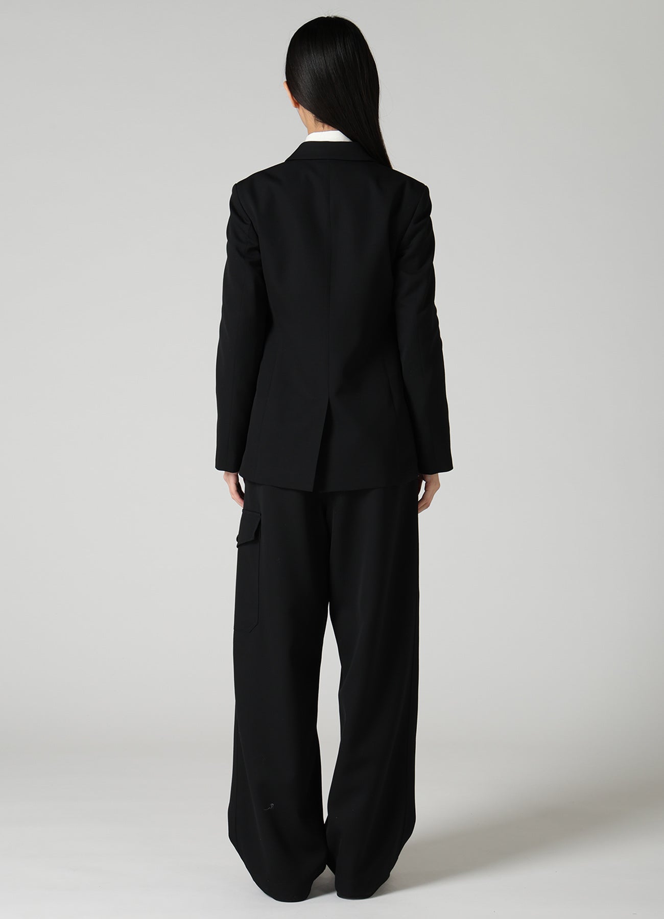 WOOL GABARDINE 5-BUTTON JACKET
