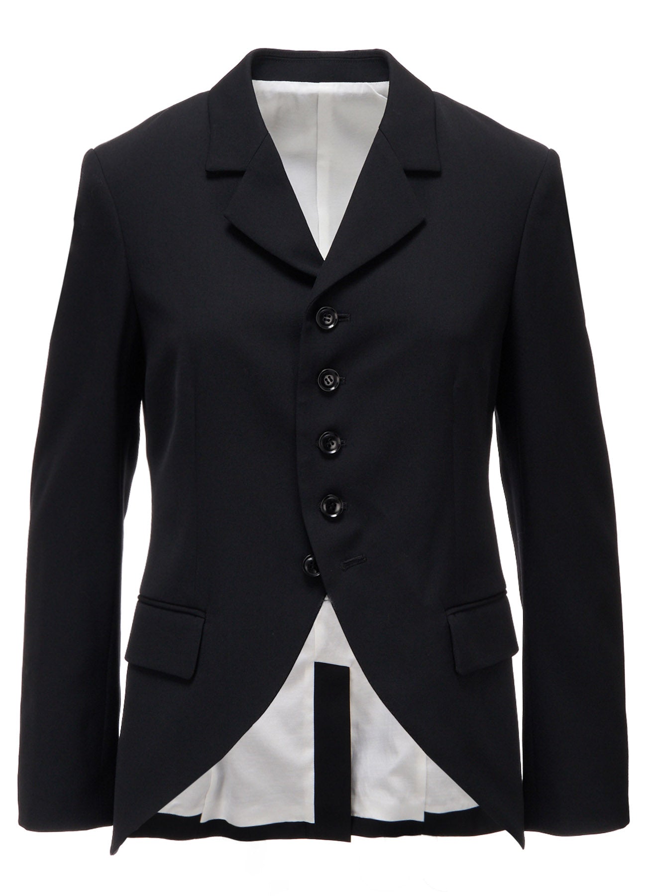 WOOL GABARDINE 5-BUTTON JACKET