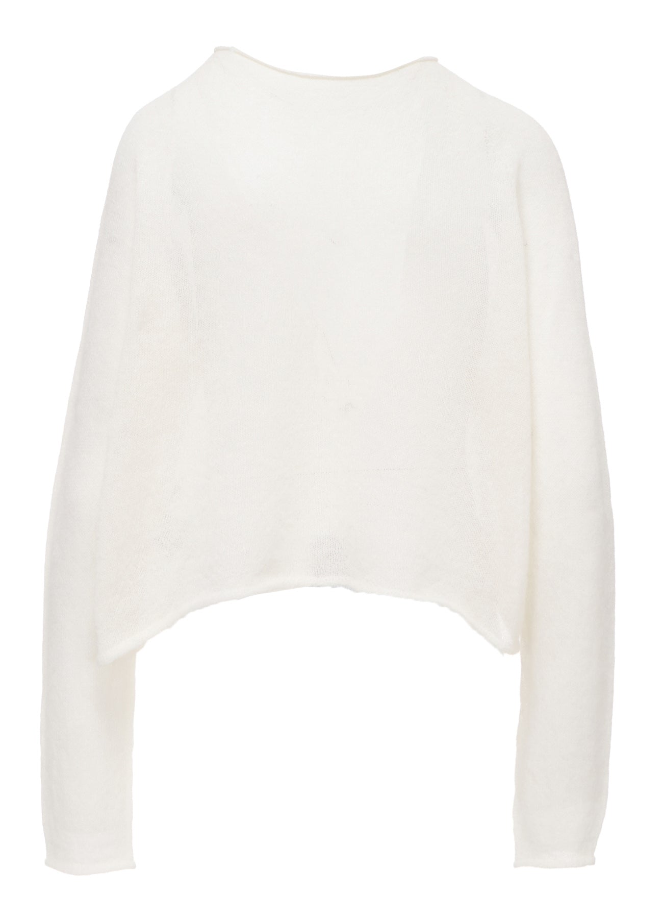BABY ALPACA SHORT PULLOVER KNIT