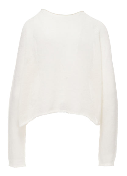 BABY ALPACA SHORT PULLOVER KNIT
