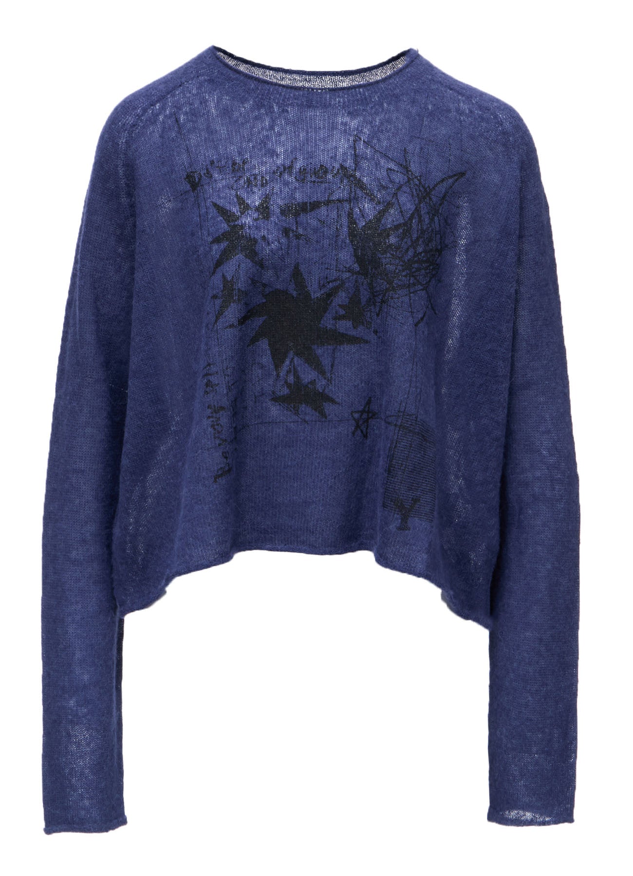BABY ALPACA SHORT PULLOVER KNIT – THE SHOP YOHJI YAMAMOTO
