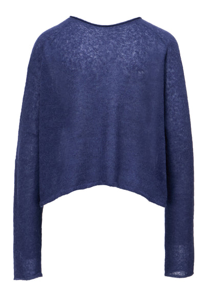 BABY ALPACA SHORT PULLOVER KNIT