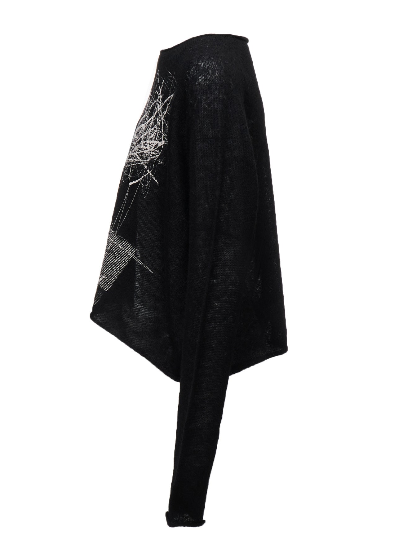 BABY ALPACA SHORT PULLOVER KNIT – THE SHOP YOHJI YAMAMOTO