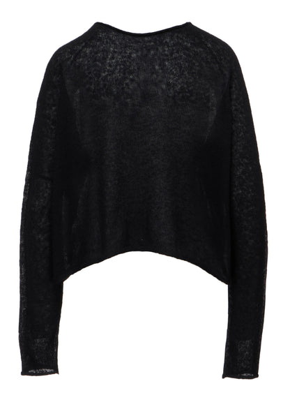 BABY ALPACA SHORT PULLOVER KNIT
