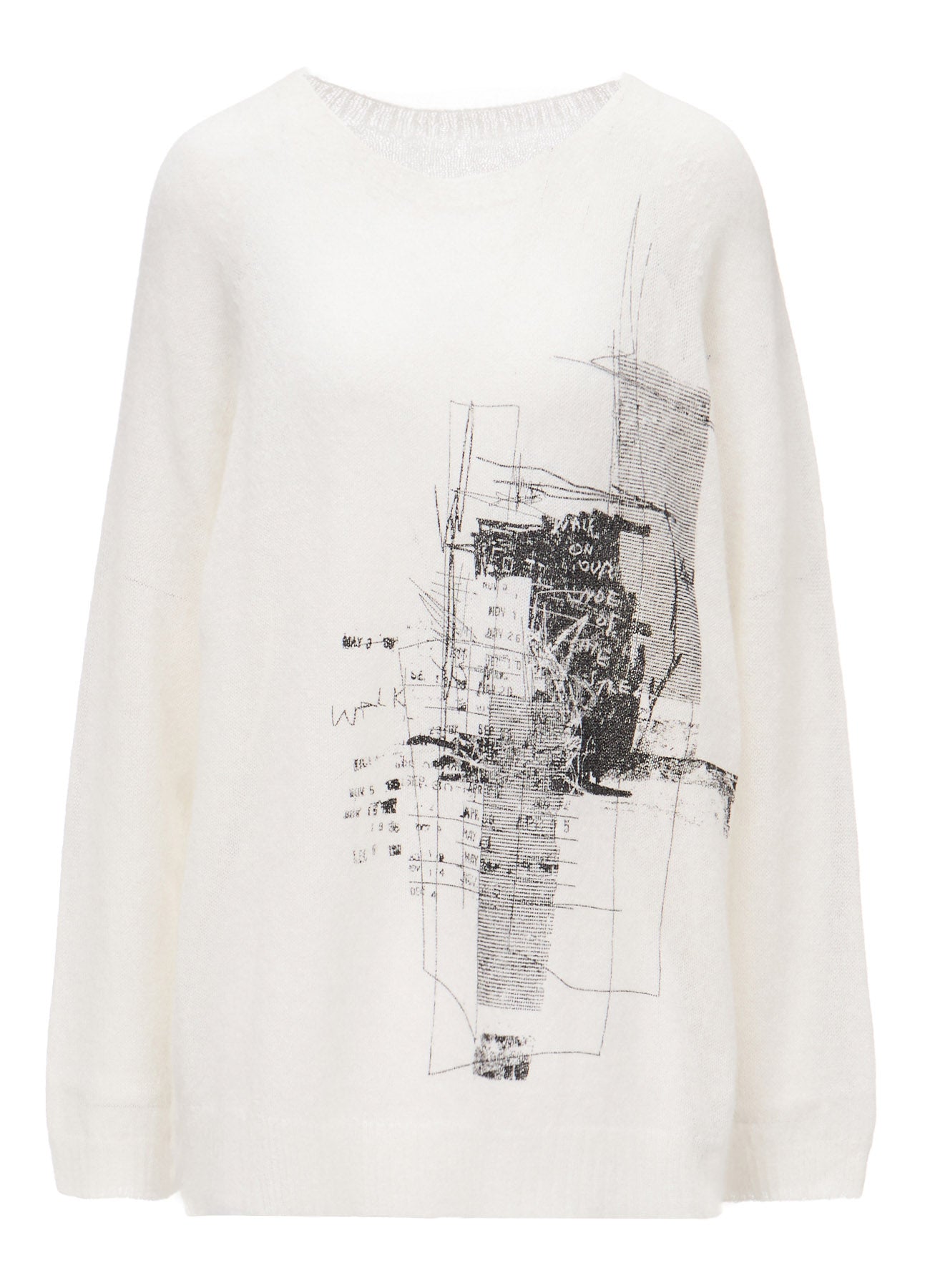 BABY ALPACA PULLOVER KNIT – THE SHOP YOHJI YAMAMOTO