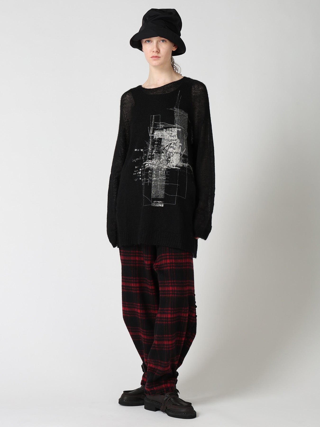 BABY ALPACA PULLOVER KNIT – THE SHOP YOHJI YAMAMOTO