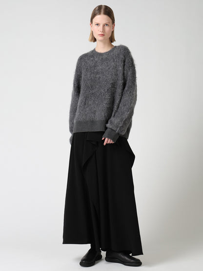 MOHAIR SHAGGY KNIT PULLOVER